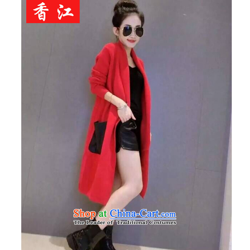 Xiang Jiang to increase women's burden of code 200 mm thick autumn replacing loose video thin plus lint-free thick coat thick sister in long wind jacket 5772 Black Large 5XL recommendations 175-215 code that Hong Kong has been pressed shopping on the Internet
