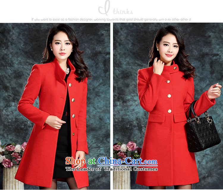 Gil Wo Ika gross? 2015 Korean female coats gross girls jacket? long thick wool Sau San a wool coat support C.O.D. emerald- XL Photo, prices, brand platters! The elections are supplied in the national character of distribution, so action, buy now enjoy more preferential! As soon as possible.