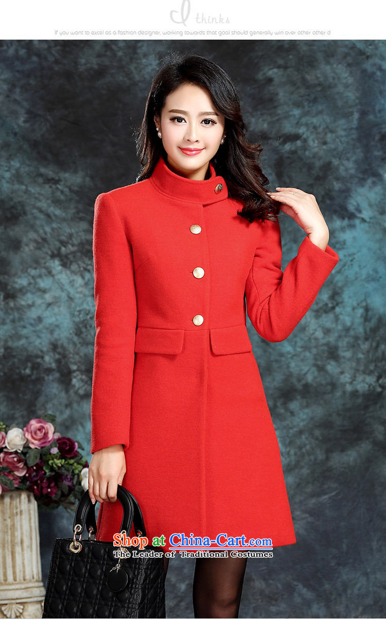 Gil Wo Ika gross? 2015 Korean female coats gross girls jacket? long thick wool Sau San a wool coat support C.O.D. emerald- XL Photo, prices, brand platters! The elections are supplied in the national character of distribution, so action, buy now enjoy more preferential! As soon as possible.