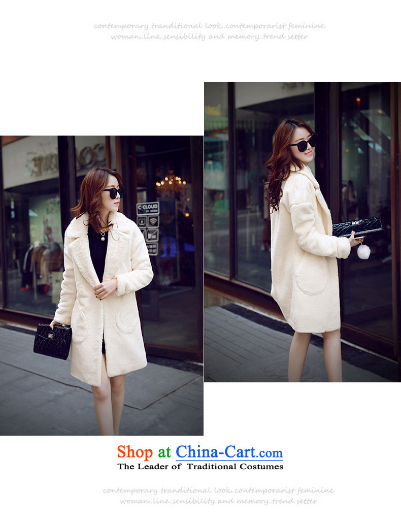 The Champs Elysees Honey Love 2015 winter clothing new larger Fat MM female hair? Korean lamb, lint-free cotton wool-thick warm in female long jacket, Opal M picture, prices, brand platters! The elections are supplied in the national character of distribution, so action, buy now enjoy more preferential! As soon as possible.