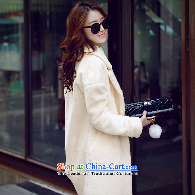 The Champs Elysees Honey Love 2015 winter clothing new larger Fat MM female hair? Korean lamb, lint-free cotton wool-thick warm in female long jacket, Opal M Heung Love (XIANGAIMI honey) , , , shopping on the Internet