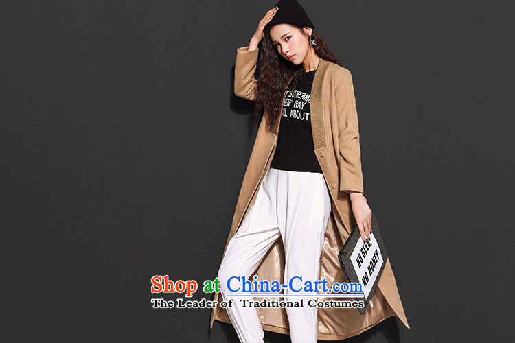 (Non-dual 12 7- Pearl? 2015 winter coats gross new wearing long and two color coats female beige? M picture, prices, brand platters! The elections are supplied in the national character of distribution, so action, buy now enjoy more preferential! As soon as possible.