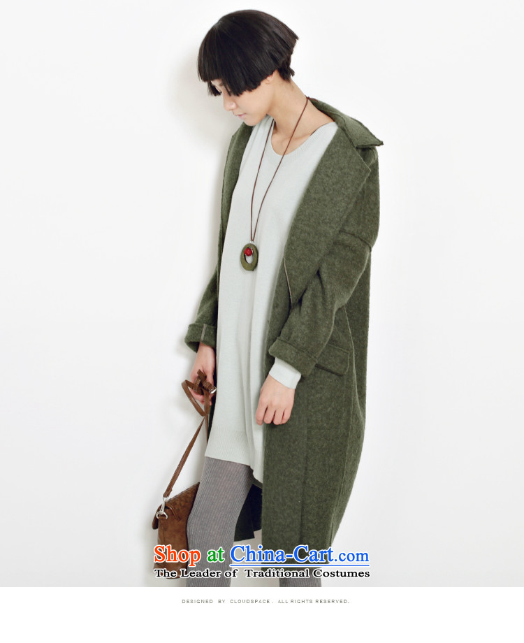 The cloud on the life of the 2015 autumn and winter new arts woolen coat long jacket 53W3227 gross? olive L picture, prices, brand platters! The elections are supplied in the national character of distribution, so action, buy now enjoy more preferential! As soon as possible.