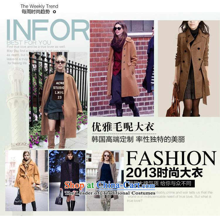 Min-a wool coat 2015 Fall/Winter Collections new larger gross girls jacket? long graphics thin collar Sau San Mao? and color 2XL Photo coats, prices, brand platters! The elections are supplied in the national character of distribution, so action, buy now enjoy more preferential! As soon as possible.