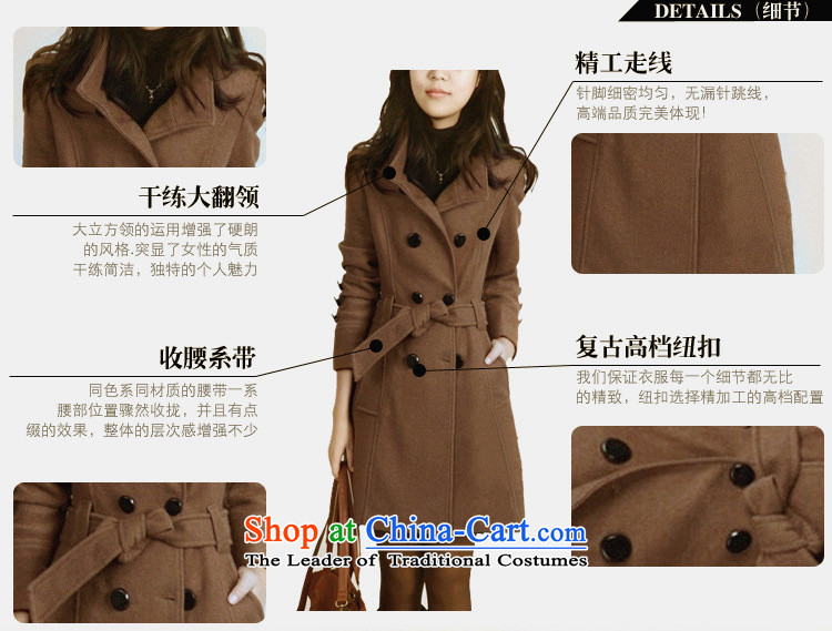 Min-a wool coat 2015 Fall/Winter Collections new larger gross girls jacket? long graphics thin collar Sau San Mao? and color 2XL Photo coats, prices, brand platters! The elections are supplied in the national character of distribution, so action, buy now enjoy more preferential! As soon as possible.