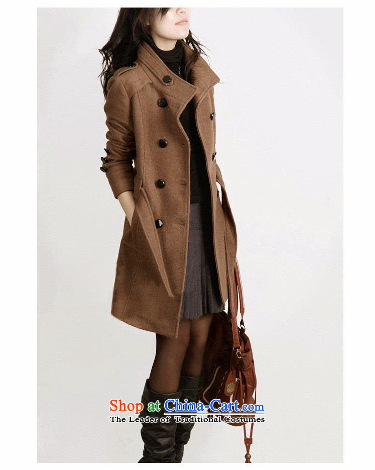 Min-a wool coat 2015 Fall/Winter Collections new larger gross girls jacket? long graphics thin collar Sau San Mao? and color 2XL Photo coats, prices, brand platters! The elections are supplied in the national character of distribution, so action, buy now enjoy more preferential! As soon as possible.