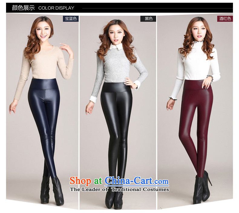 The Director of the women's code 2015 autumn and winter plus lint-free thick PU leather pants girl Sleek and versatile knitted elastic castor trousers black large code XXL around 922.747 140 pictures, prices, brand platters! The elections are supplied in the national character of distribution, so action, buy now enjoy more preferential! As soon as possible.