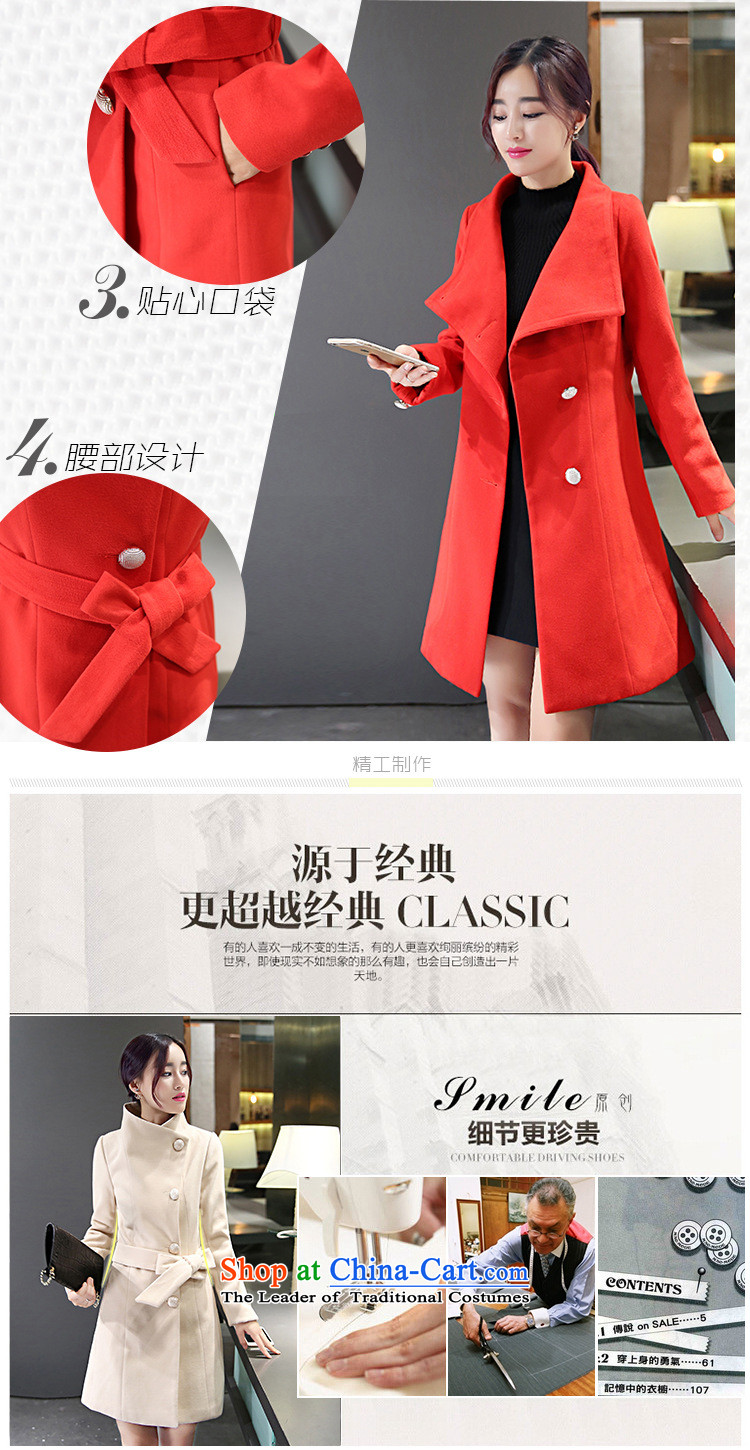 Vera wind 2015 autumn and winter new Korean female jacket is thick hair, long wool Sau San a wool coat gross? windbreaker female red XL Photo, prices, brand platters! The elections are supplied in the national character of distribution, so action, buy now enjoy more preferential! As soon as possible.