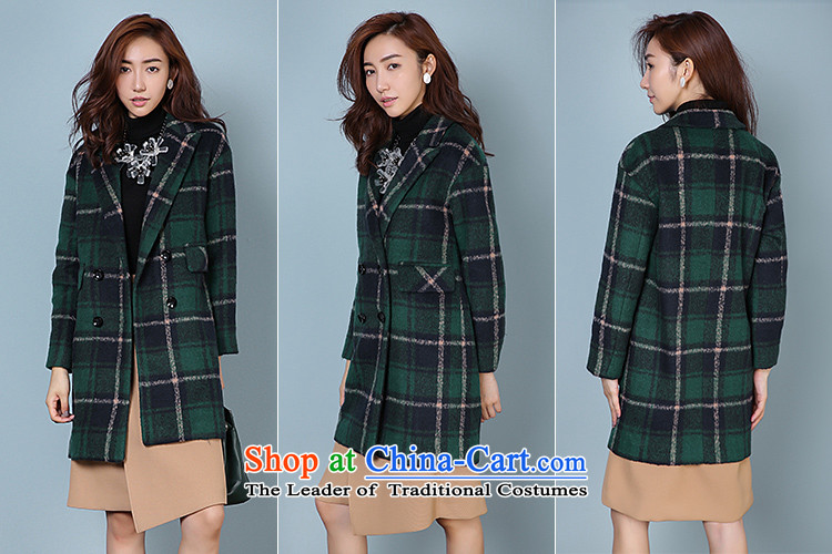 La Chapelle 2015 winter new grid color mixer suits for double-coats girl handing it gross color mixer L picture, prices, brand platters! The elections are supplied in the national character of distribution, so action, buy now enjoy more preferential! As soon as possible.