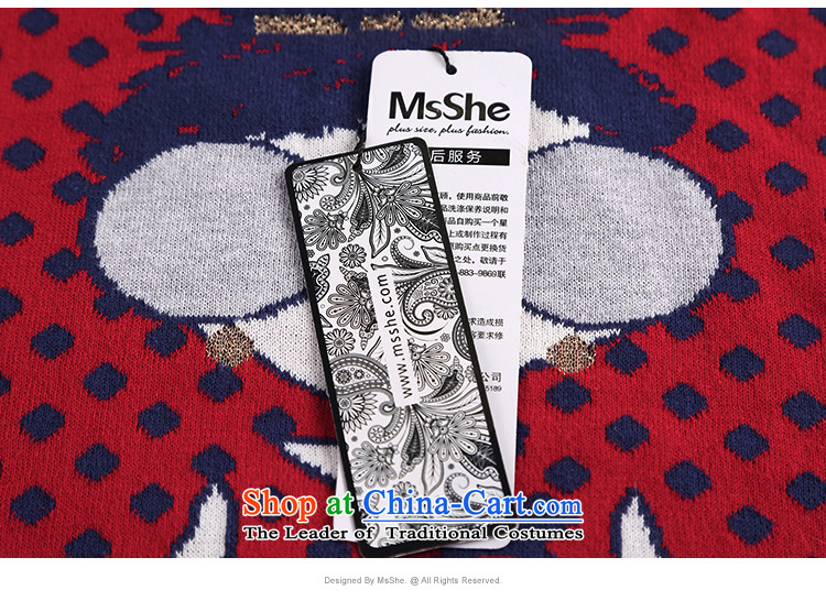 Msshe xl women 2015 new winter clothing cotton round-neck collar cartoon sweater pullovers 10641 Large Red 4XL Photo, prices, brand platters! The elections are supplied in the national character of distribution, so action, buy now enjoy more preferential! As soon as possible.