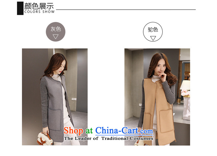 Load the autumn 2015 has sin new products in the Women's Long Sleeve Sau San Korean knitting female gross jacket coat? female gray thick warm M picture, prices, brand platters! The elections are supplied in the national character of distribution, so action, buy now enjoy more preferential! As soon as possible.
