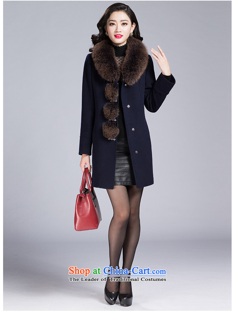 The autumn and winter Sau San Video 1485#2015 thin long-sleeved temperament solid color navy blue jacket? gross L picture, prices, brand platters! The elections are supplied in the national character of distribution, so action, buy now enjoy more preferential! As soon as possible.