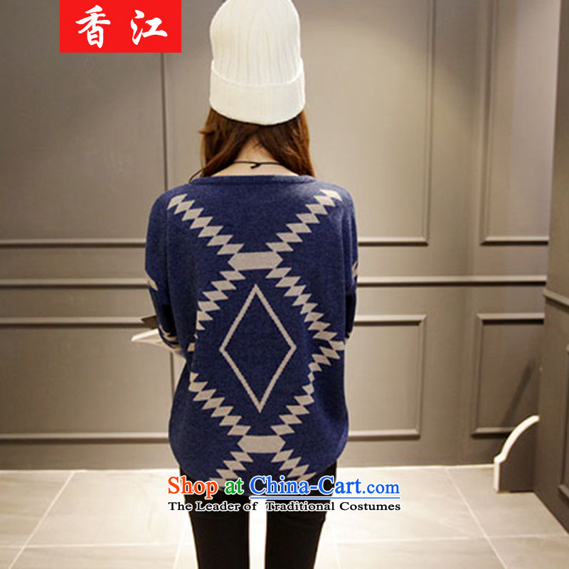Xiang Jiang thick mm2015 autumn new to increase women's long-sleeved sweater code forming the Netherlands 200 catties thick sister knitwear female 5235 picture color Large 5XL, code Xiangjiang , , , shopping on the Internet