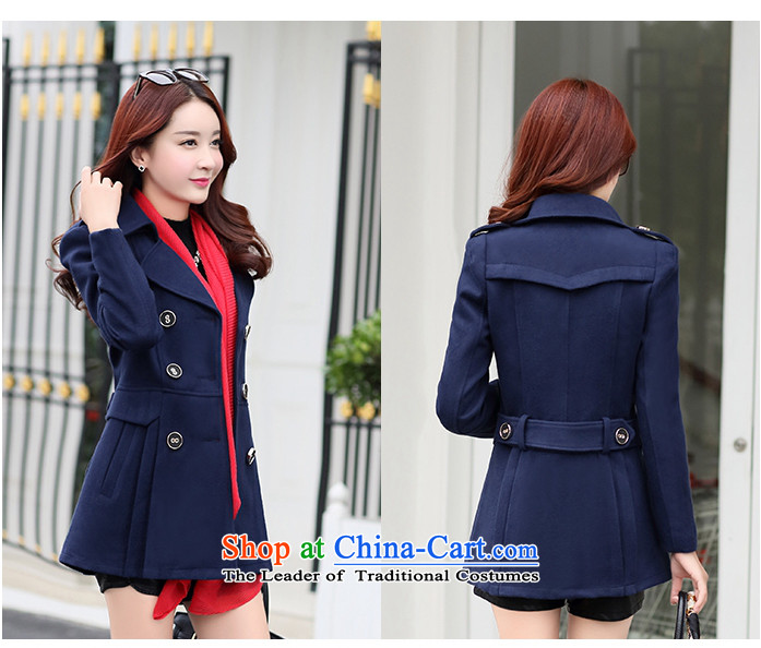If You Love 2015 winter clothing autumn and winter female winter coats on new)? female gross Korean winter coats?)? In sub-jacket long Sau San 808 navy blue XXL picture, prices, brand platters! The elections are supplied in the national character of distribution, so action, buy now enjoy more preferential! As soon as possible.