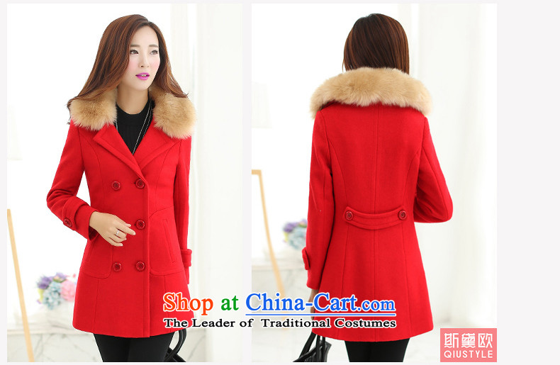 The Doi OSCE gross? 2015 winter coats female new Korean Sau San thick a wool coat girl in long 5,172 RED M pictures, prices, brand platters! The elections are supplied in the national character of distribution, so action, buy now enjoy more preferential! As soon as possible.