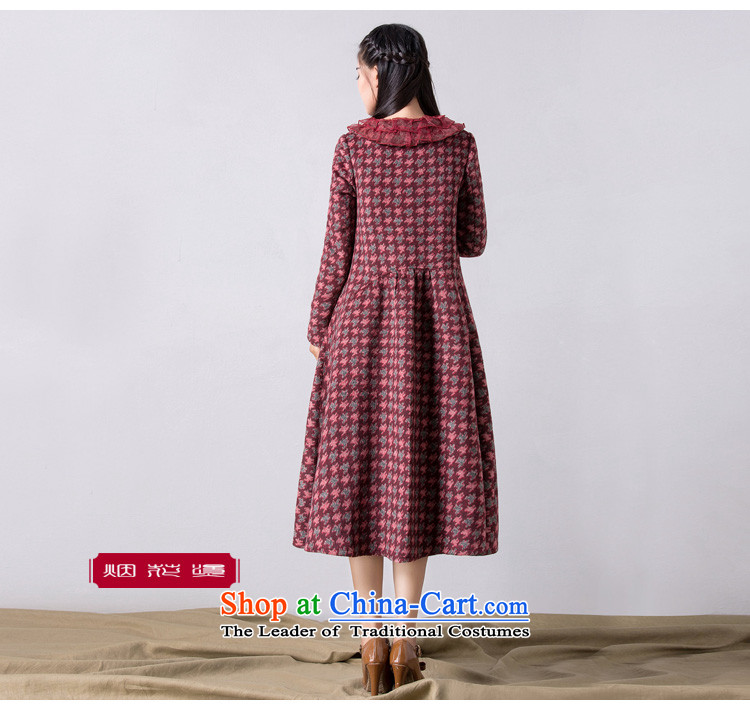Fireworks Hot Winter 2015 new women's minimalist loose long hair? overcoats in Colombia into wine red XL, prices, photo spot brand platters! The elections are supplied in the national character of distribution, so action, buy now enjoy more preferential! As soon as possible.