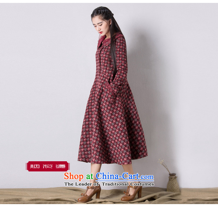 Fireworks Hot Winter 2015 new women's minimalist loose long hair? overcoats in Colombia into wine red XL, prices, photo spot brand platters! The elections are supplied in the national character of distribution, so action, buy now enjoy more preferential! As soon as possible.