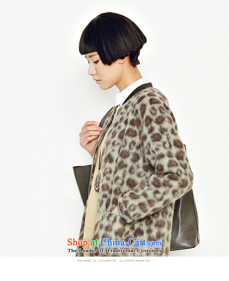 The cloud on the life of the 2015 autumn and winter in loose long leopard jacket 53W2895 leopard green L picture, prices, brand platters! The elections are supplied in the national character of distribution, so action, buy now enjoy more preferential! As soon as possible.