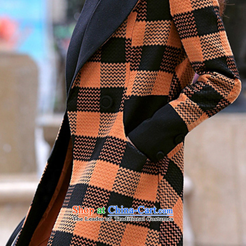 Contee Tarja Halonen of autumn and winter 2015 New Women Korean Sau San a wool coat in the temperament of gross? 6668 ORANGE XXL, jacket contee Tarja Halonen (KANGDIYA) , , , shopping on the Internet