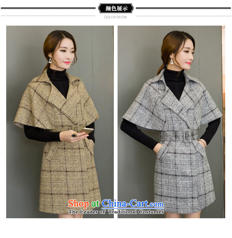 Scented Winter 2015 new stylish style charm Wild Hair? V1729 jacket coat Gray L picture, prices, brand platters! The elections are supplied in the national character of distribution, so action, buy now enjoy more preferential! As soon as possible.