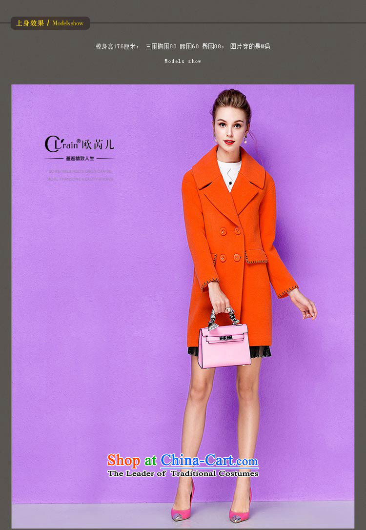The Secretary for Health-care 2015 Ms. OSCE winter new suit for long-sleeved in long wool a wool coat jacket 10065 red-orange S picture, prices, brand platters! The elections are supplied in the national character of distribution, so action, buy now enjoy more preferential! As soon as possible.