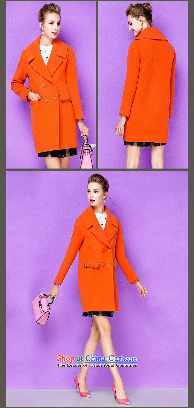The Secretary for Health-care 2015 Ms. OSCE winter new suit for long-sleeved in long wool a wool coat jacket 10065 red-orange S picture, prices, brand platters! The elections are supplied in the national character of distribution, so action, buy now enjoy more preferential! As soon as possible.