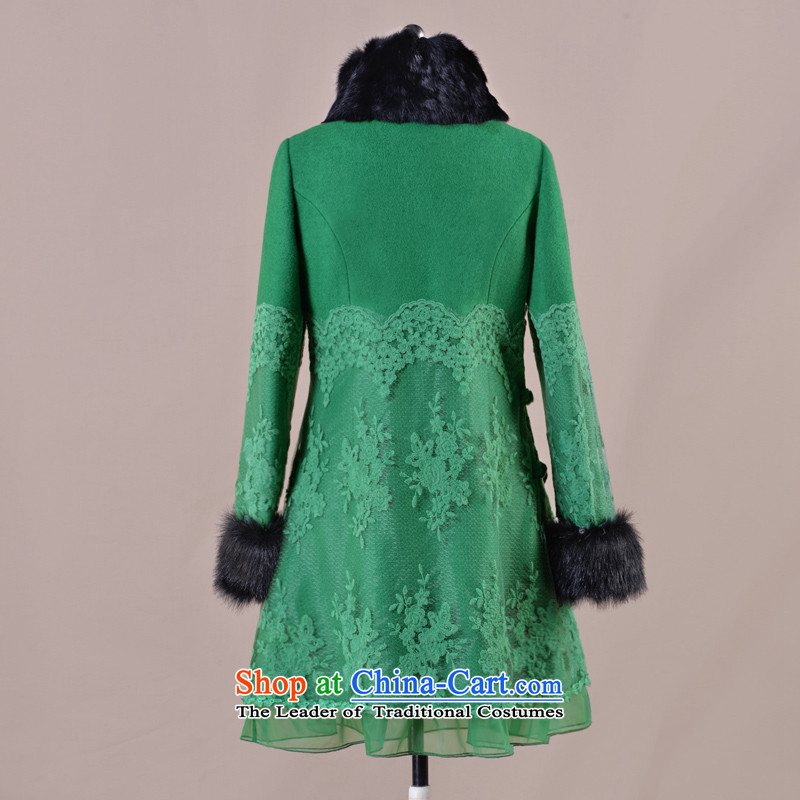 Fireworks Hot Winter 2015 new women's Chinese Antique temperament Sau San embroidered jacket moving gross? Green M pre-sale 30 days, fireworks iron , , , shopping on the Internet