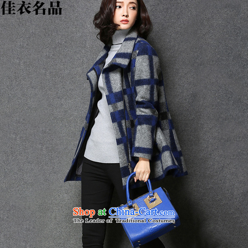 Better, Yi 2015 short of female presence among the largest jacket? code wool a wool coat autumn and winter grade loose video thin F5851 LATTICED XL, better Yi, , , , shopping on the Internet