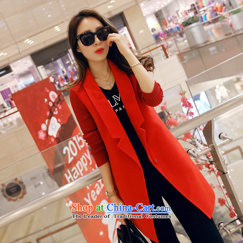 Load the new beauty autumn a wool coat Korean leisure spring and autumn gross girls jacket? long for women 1811 gray S, Kano KANUOSIQI Ki (Cisco) , , , shopping on the Internet