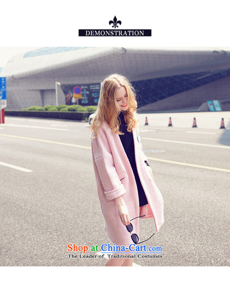 Use Show 2015 winter clothing new long-sleeved small wind-coats of incense in the long hair of Sau San? jacket female pink are code picture, prices, brand platters! The elections are supplied in the national character of distribution, so action, buy now enjoy more preferential! As soon as possible.