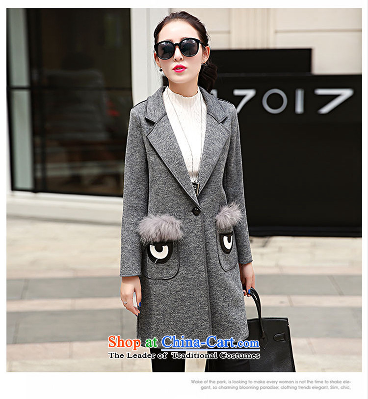 Suits for warm in the long hair? female Korean jacket for autumn and winter by replacing a wool coat female thick han bum 119 RED M picture, prices, brand platters! The elections are supplied in the national character of distribution, so action, buy now enjoy more preferential! As soon as possible.