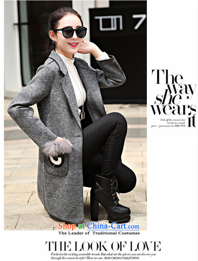 Suits for warm in the long hair? female Korean jacket for autumn and winter by replacing a wool coat female thick han bum 119 RED M picture, prices, brand platters! The elections are supplied in the national character of distribution, so action, buy now enjoy more preferential! As soon as possible.