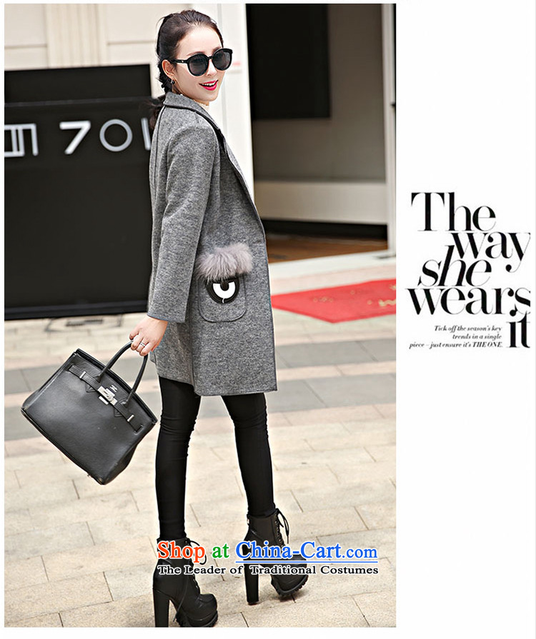 Suits for warm in the long hair? female Korean jacket for autumn and winter by replacing a wool coat female thick han bum 119 RED M picture, prices, brand platters! The elections are supplied in the national character of distribution, so action, buy now enjoy more preferential! As soon as possible.