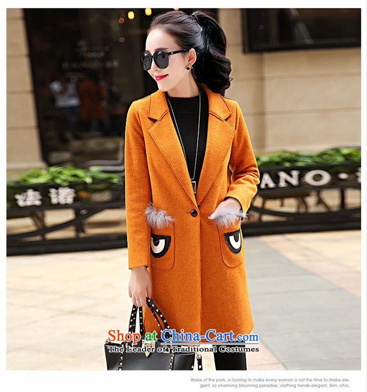 Suits for warm in the long hair? female Korean jacket for autumn and winter by replacing a wool coat female thick han bum 119 RED M picture, prices, brand platters! The elections are supplied in the national character of distribution, so action, buy now enjoy more preferential! As soon as possible.