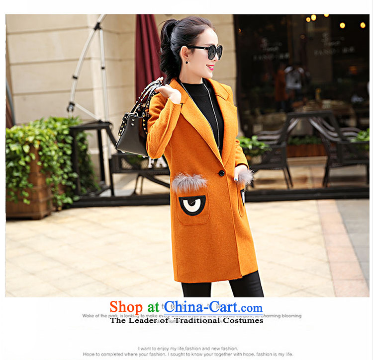 Suits for warm in the long hair? female Korean jacket for autumn and winter by replacing a wool coat female thick han bum 119 RED M picture, prices, brand platters! The elections are supplied in the national character of distribution, so action, buy now enjoy more preferential! As soon as possible.