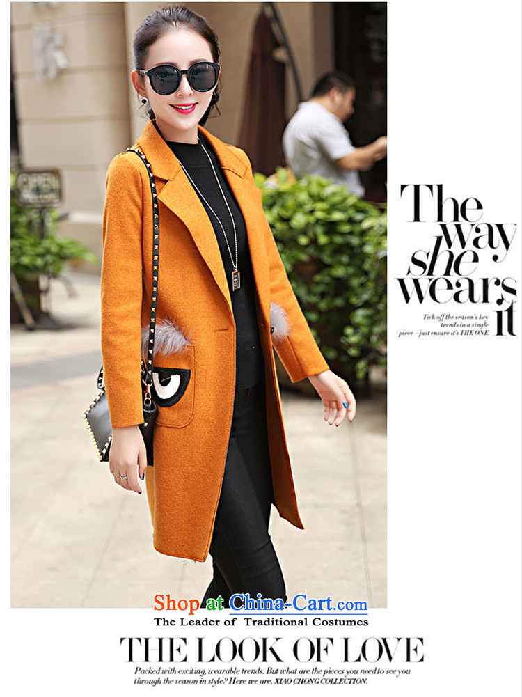 Suits for warm in the long hair? female Korean jacket for autumn and winter by replacing a wool coat female thick han bum 119 RED M picture, prices, brand platters! The elections are supplied in the national character of distribution, so action, buy now enjoy more preferential! As soon as possible.