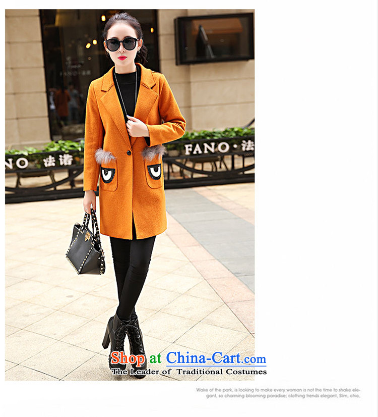 Suits for warm in the long hair? female Korean jacket for autumn and winter by replacing a wool coat female thick han bum 119 RED M picture, prices, brand platters! The elections are supplied in the national character of distribution, so action, buy now enjoy more preferential! As soon as possible.