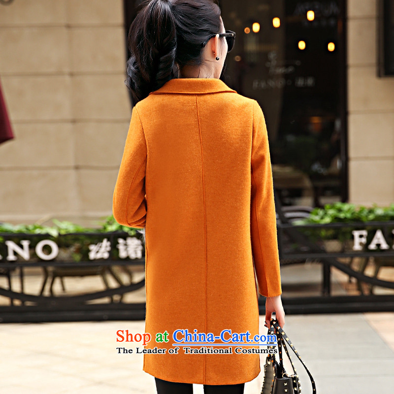 Suits for warm in the long hair? female Korean jacket for autumn and winter by replacing a wool coat female thick han bum 119 RED M, Kano KANUOSIQI Ki (Cisco) , , , shopping on the Internet