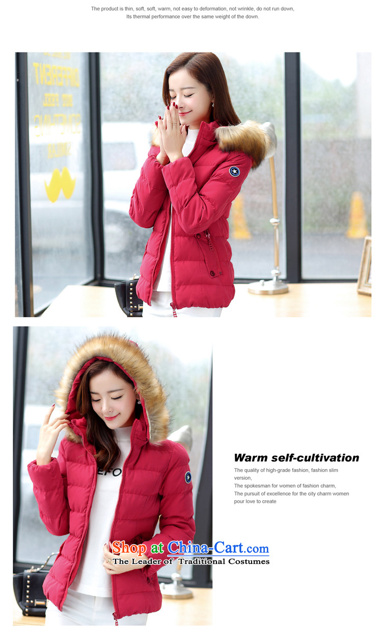2015 Autumn and winter new Korean female large Fat MM wild beauty fashion Short thin, feather cotton coat thick sister thick plus is thick with cap female black 4xl recommendations robe 175-200 catty picture, prices, brand platters! The elections are supplied in the national character of distribution, so action, buy now enjoy more preferential! As soon as possible.