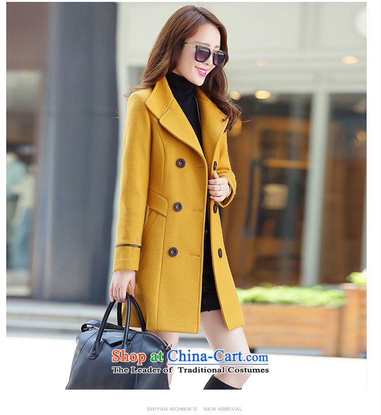 The autumn and winter new Korean version in Sau San long double-wool a wool coat women's gross? 8859 female wine red jacket XL Photo, prices, brand platters! The elections are supplied in the national character of distribution, so action, buy now enjoy more preferential! As soon as possible.