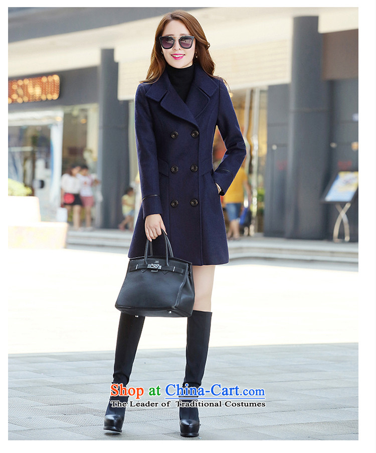 The autumn and winter new Korean version in Sau San long double-wool a wool coat women's gross? 8859 female wine red jacket XXXL picture, prices, brand platters! The elections are supplied in the national character of distribution, so action, buy now enjoy more preferential! As soon as possible.