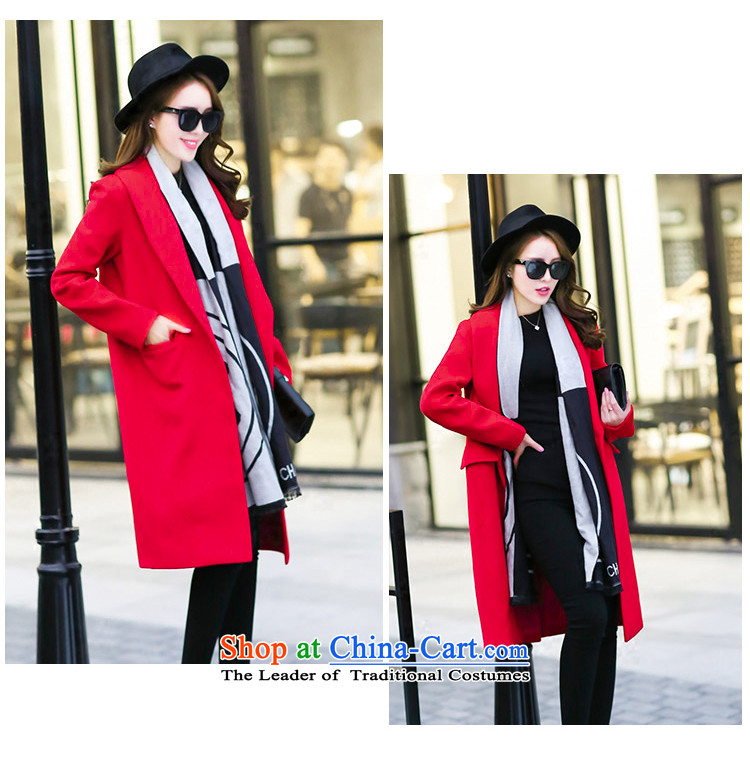 The dragon culture in Europe in gross? coats long jacket, 2015 autumn and winter new red L picture, prices, brand platters! The elections are supplied in the national character of distribution, so action, buy now enjoy more preferential! As soon as possible.
