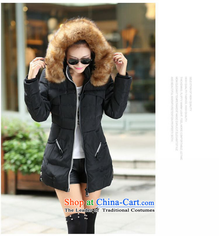  Large EITAI female winter clothing to intensify Foutune of video in thin long jacket 2XL Cyan Picture, prices, brand platters! The elections are supplied in the national character of distribution, so action, buy now enjoy more preferential! As soon as possible.