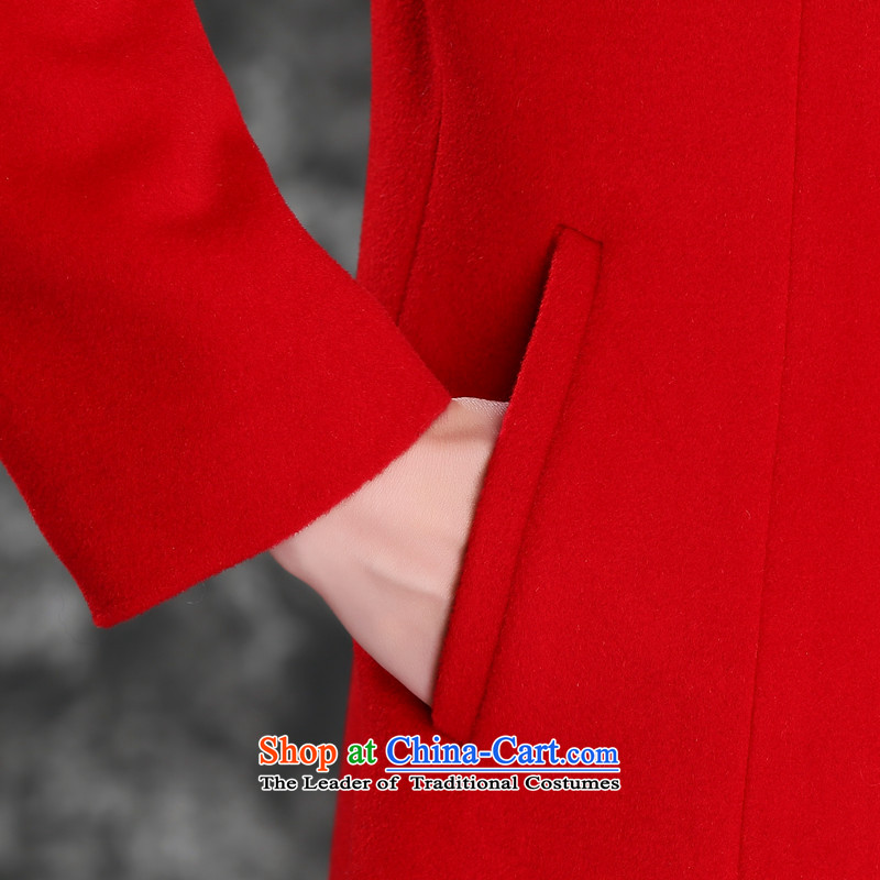 The former Yugoslavia autumn dreams 2015 new women's winter Western Wind stylish commuter wild fox gross for video thin long-sleeved wool cashmere overcoat female 7-862? and color , L, Yugoslavia autumn dreams shopping on the Internet has been pressed.