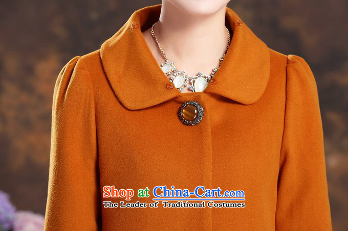 The former Yugoslavia autumn dreams 2015 new women's winter Western Wind stylish commuter wild fox gross for video thin long-sleeved wool cashmere overcoat female 7-855? orange L picture, prices, brand platters! The elections are supplied in the national character of distribution, so action, buy now enjoy more preferential! As soon as possible.