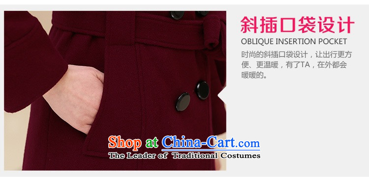 Gil Wo Ika 2015 Fall/Winter Collections 30-35-40 middle-aged women aged mother with Korean Pack windbreaker larger gross? coats jacket, Sleek and versatile wine red XL Photo, prices, brand platters! The elections are supplied in the national character of distribution, so action, buy now enjoy more preferential! As soon as possible.