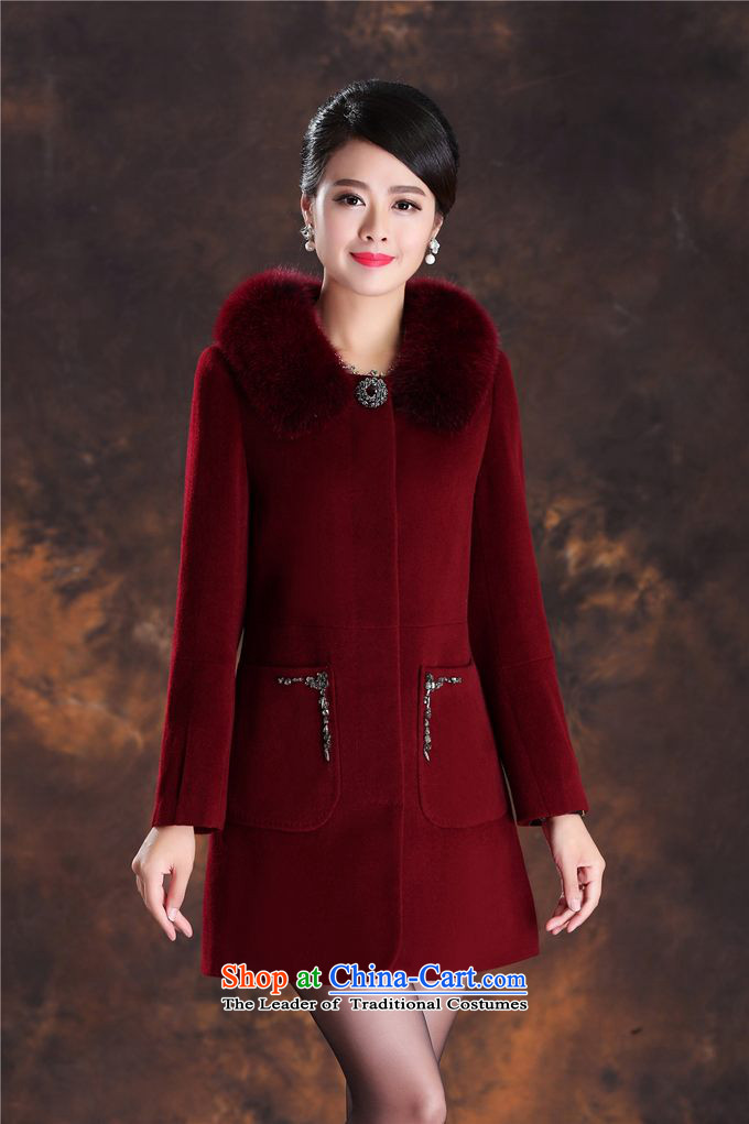 The former Yugoslavia autumn dreams 2015 new women's winter Western Wind stylish Sau San commuter wild fox gross for video thin long-sleeved wool cashmere overcoat female A39-6? chestnut horses L picture, prices, brand platters! The elections are supplied in the national character of distribution, so action, buy now enjoy more preferential! As soon as possible.