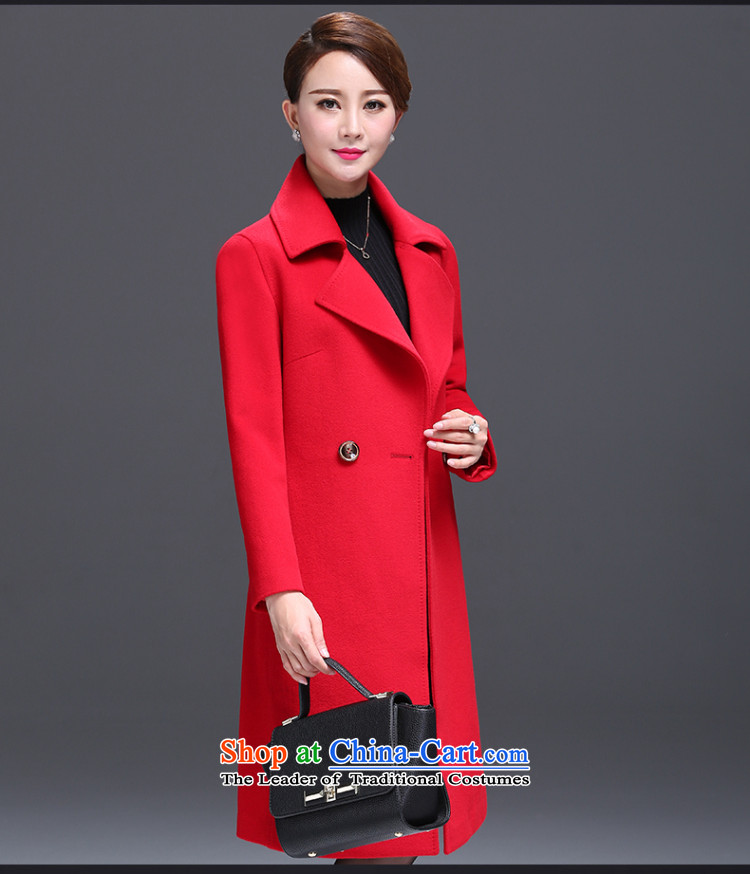 Gangan world gross jacket female long? 2015 autumn and winter new middle-aged female replace replace larger then mother coat rose purple XXL picture, prices, brand platters! The elections are supplied in the national character of distribution, so action, buy now enjoy more preferential! As soon as possible.