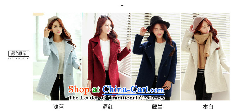 The Korean version of the stylish pure color, wine red cloak gross? S picture, prices, brand platters! The elections are supplied in the national character of distribution, so action, buy now enjoy more preferential! As soon as possible.