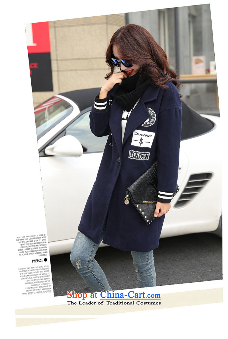 Gross girls jacket? long loose cocoon-a wool coat female Korean Women's Preppy autumn and winter 2027 green jacket? M picture, prices, brand platters! The elections are supplied in the national character of distribution, so action, buy now enjoy more preferential! As soon as possible.